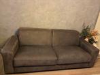 4 en 3-zits bank leder gazelle vintage, Huis en Inrichting, Banken | Bankstellen, Gebruikt, 75 tot 100 cm, Rechte bank, Vierpersoons of meer