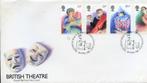 Engeland 1982 c290 Brits theater toneel, Postzegels en Munten, Postzegels | Eerstedagenveloppen, Onbeschreven, Ophalen, Europa