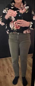 Norfy Skinny Jeans Legergroen Maat 40/42, Maat 42/44 (L), Ophalen of Verzenden, Zo goed als nieuw, Lang