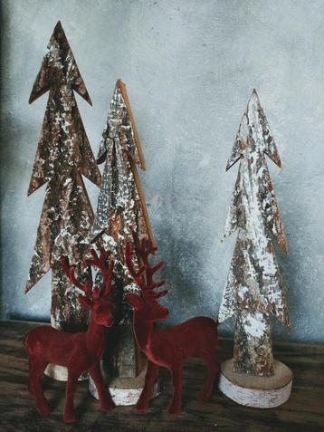 Set herten roodbruin, 20 cm. beschikbaar voor biedingen