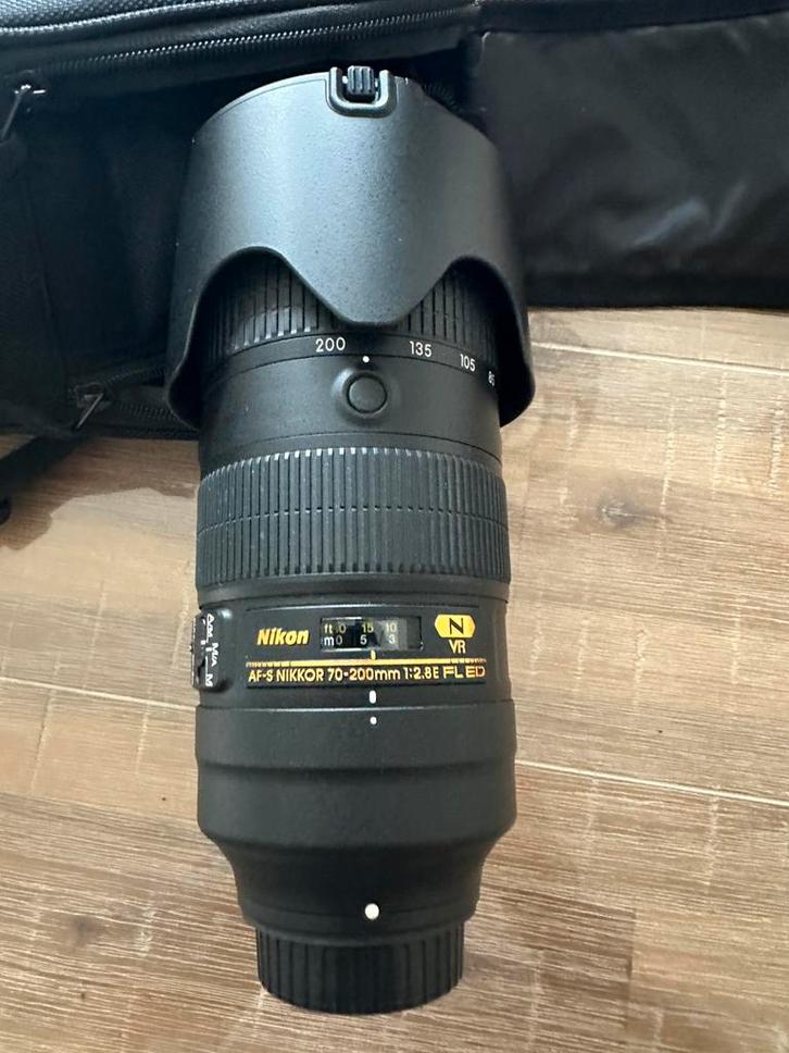 Nikon NIKKOR 70-200mm f/2.8E FL ED VR, Audio, Tv en Foto, Fotografie | Lenzen en Objectieven, Zo goed als nieuw, Telelens, Ophalen of Verzenden