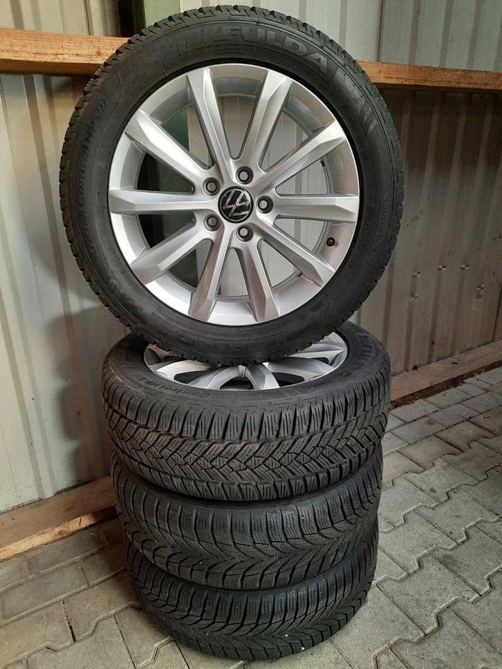 ZGAN 17 inch velgen 5×112 VW PASSAT SKODA SUPERB WINTERSETJE, Auto-onderdelen, Banden en Velgen, Banden en Velgen, Winterbanden