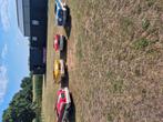 Lot Autopede Kermis Autos waaronder 2 Biucks en 2 x dodge, Antiek en Kunst, Antiek | Emaille, Ophalen of Verzenden