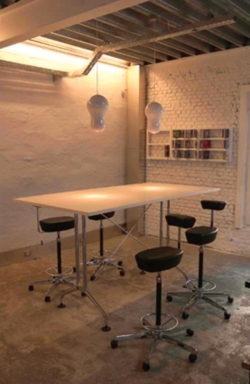 Design hanglamp Dark Tsjoepy hoogglans wit spot, Huis en Inrichting, Lampen | Hanglampen, Gebruikt, Kunststof, Metaal, Ophalen