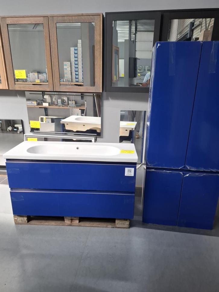 Detremmerie badmeubelset met kolomkast, Huis en Inrichting, Badkamer | Badkamermeubels, Nieuw, Ophalen