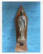 Houten console 18 cm met Jezus beeldje polyresin, Ophalen of Verzenden