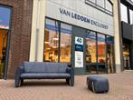 Nieuw Pode Spike Bank 3 zits bank Stof blauw Design 190, Huis en Inrichting, Ophalen of Verzenden, Nieuw, 75 tot 100 cm, Stof