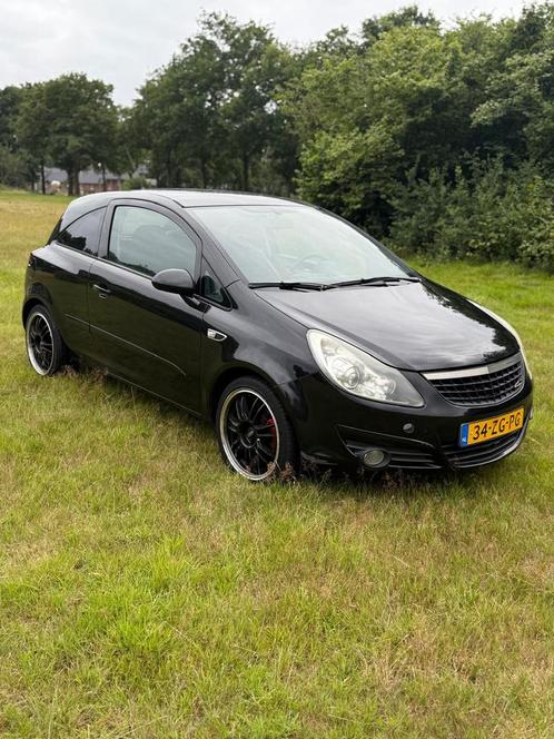 Opel Corsa 1.4 2008 Zwart, Auto's, Opel, Bedrijf, Corsa, Airbags, Airconditioning, Alarm, Bluetooth, Boordcomputer, Centrale vergrendeling