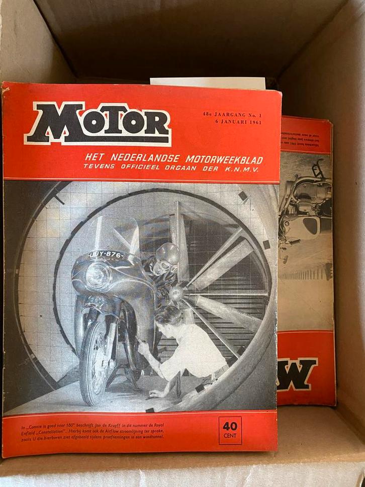 Motor Tijdschrift Collectie 1946-1970, Boeken, Motoren, Gelezen, Algemeen, Ophalen of Verzenden
