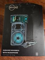 Nieuw in doos. Brainz karaoke Boombox, Ophalen of Verzenden, Nieuw, Complete set