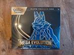 Mega Evolutions Elite Trainer Box Lucario, Hobby en Vrije tijd, Verzamelkaartspellen | Pokémon, Ophalen of Verzenden, Nieuw, Boosterbox
