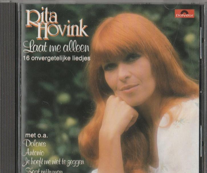 CD Rita Hovink – Laat Me Alleen, Cd's en Dvd's, Cd's | Nederlandstalig, Zo goed als nieuw, Levenslied of Smartlap, Ophalen of Verzenden