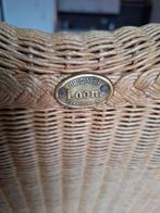 Loom eetkamerstoelen 4 stuks, Huis en Inrichting, Stoelen, Ophalen, Riet of Rotan, Gebruikt, Bruin