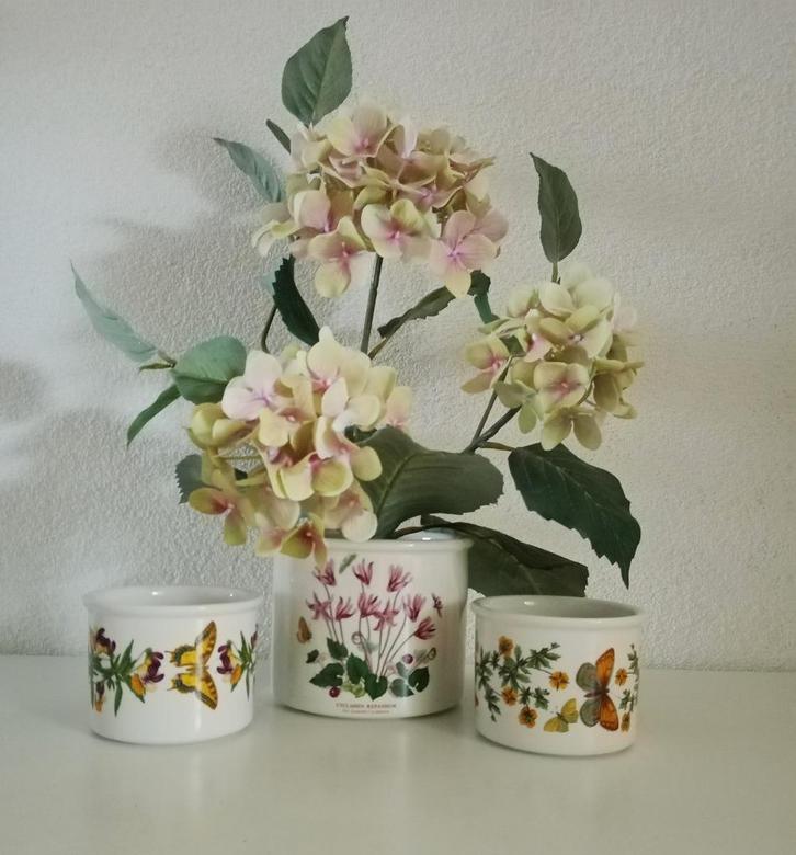 Portmeirion plantenpotten, vintage jaren 70, Antiek en Kunst, Antiek | Keramiek en Aardewerk, Ophalen of Verzenden