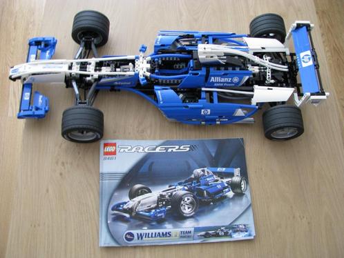 Lego Racers - 8461 - Williams F1 Team Racer, Kinderen en Baby's, Speelgoed | Duplo en Lego, Zo goed als nieuw, Lego, Complete set