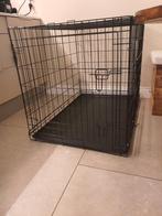 Honden bench Zwart diep 103 breed 70 x hoog 76 cm, Ophalen, Gebruikt