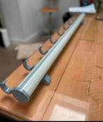 Wandkapstok industrialistisch design 100 cm 9 haken, Wandkapstok, Ophalen of Verzenden, Zo goed als nieuw, Minder dan 100 cm