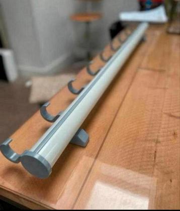 Wandkapstok industrialistisch design 100 cm 9 haken beschikbaar voor biedingen