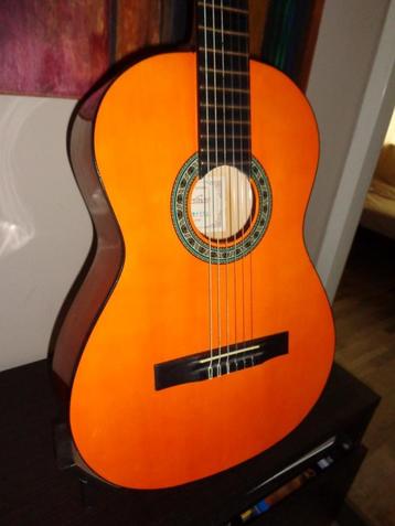 Klassieke / spaanse gitaar met draagtas beschikbaar voor biedingen