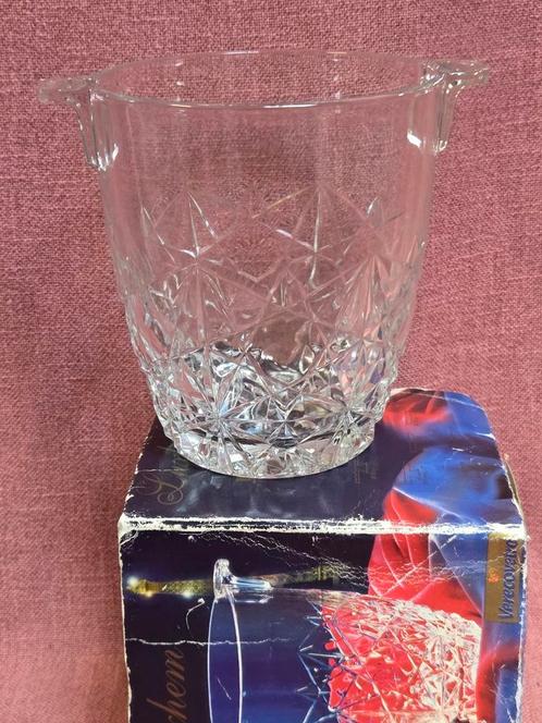 Vintage Luxhem IJsemmer – Geslepen Glas – Met Originele Doos, Huis en Inrichting, Woonaccessoires | Wijnrekken, Zo goed als nieuw