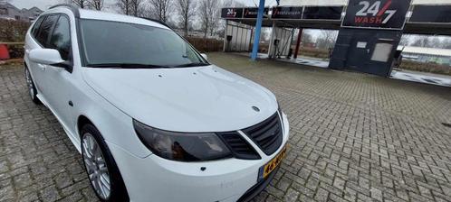 Saab 9-3 1.8 T Estate 2010 Wit, Auto's, Saab, Particulier, Saab 9-3, ABS, Airbags, Airconditioning, Bluetooth, Boordcomputer, Centrale vergrendeling