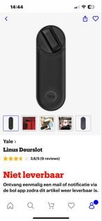 Yale Linus Smart Deurslot + Connect Bridge, Raam of Deur, Nieuw, Ophalen of Verzenden, Compleet systeem