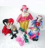 Clowns met porseleinen hoofd., Gebruikt, Ophalen of Verzenden, Pop