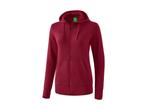 Erima hoody vest sweatjack met cap dames rood bordeaux mt 40, Kleding | Dames, Truien en Vesten, Nieuw, Maat 38/40 (M), Ophalen of Verzenden