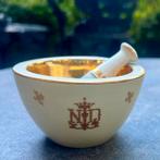Antieke Limoges Porseleinen Vijzel & Stamper, Ophalen of Verzenden
