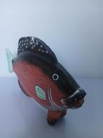 Houten vis beeld, Ophalen of Verzenden, Gebruikt, Dier of Natuur