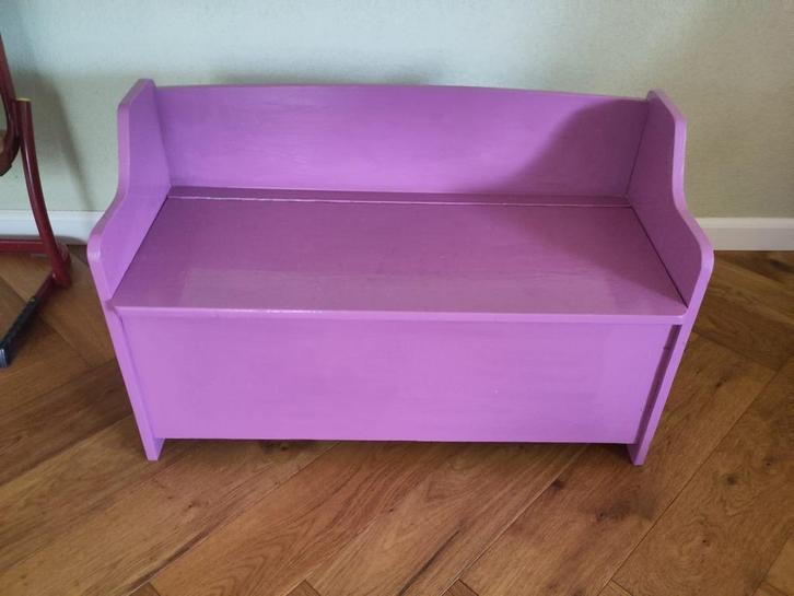 Klepbankje hout, Kinderen en Baby's, Kinderkamer | Tafels en Stoelen, Gebruikt, Stoel(en), Ophalen