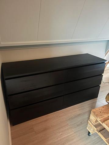 ZWARTE IKEA MALM LADEKAST Z.G.A.N. - afbeelding 1