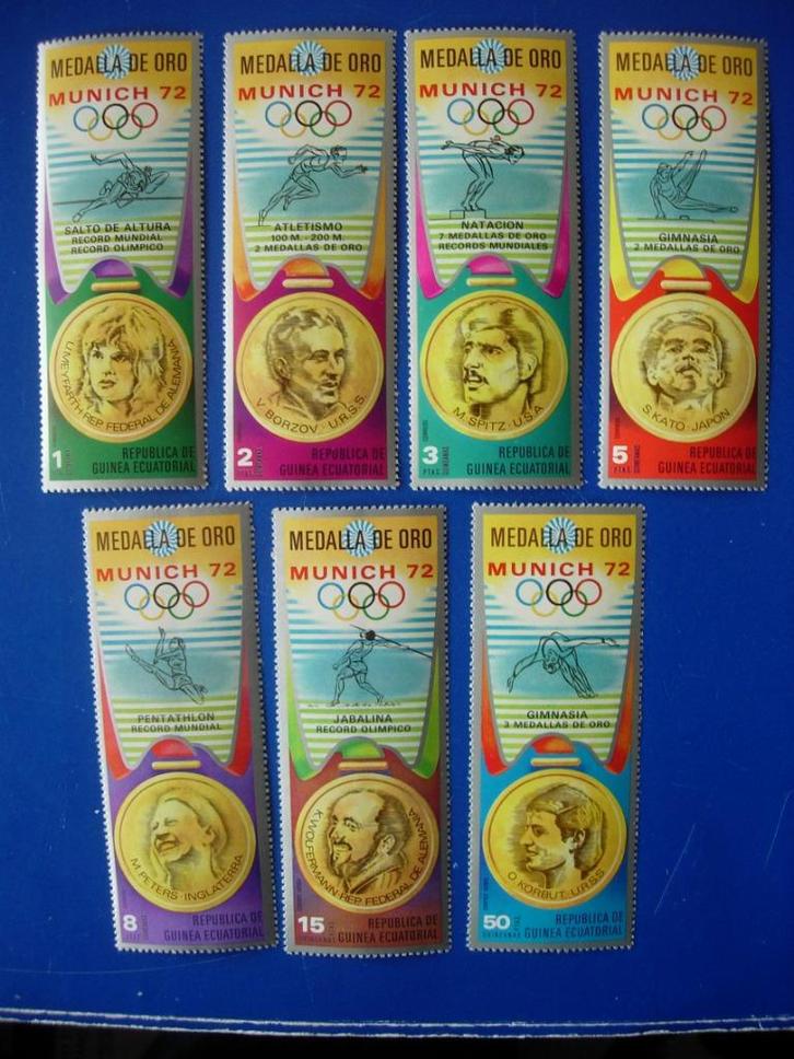 Equatoriaal-Guinea 1972 Olympische Spelen - München, Postzegels en Munten, Postzegels | Afrika, Postfris, Tanzania, Verzenden