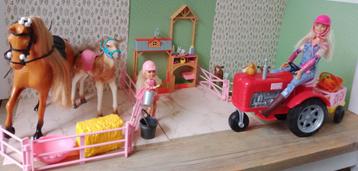 BA38 Barbie en Chelsea op de kinderboerderij beschikbaar voor biedingen