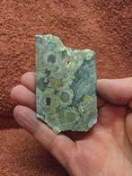 Mooie ruwe plak oerwoud jaspis - slijpmateriaal, Ophalen of Verzenden, Mineraal