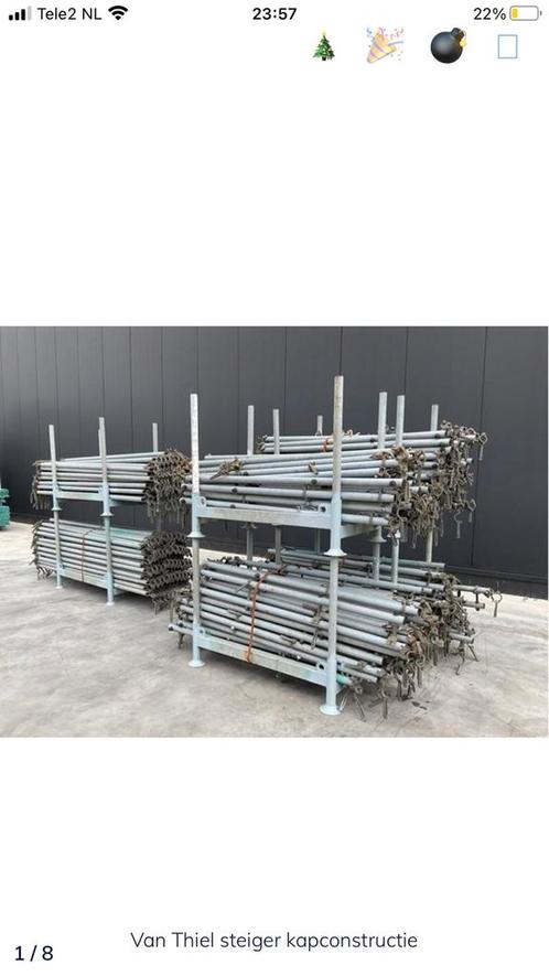Kapconstructies , steiger overkapping , van thiel ,, Doe-het-zelf en Verbouw, Steigers, Zo goed als nieuw, Ophalen of Verzenden