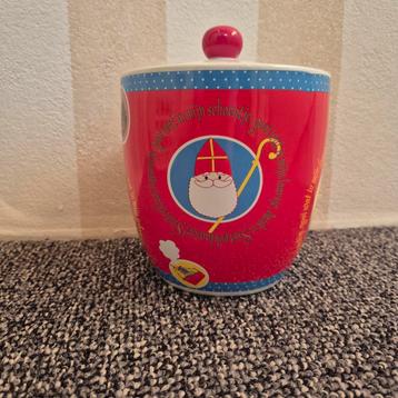 Sinterklaas Snoep Pot met Deksel beschikbaar voor biedingen