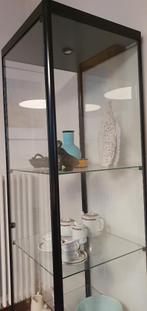 glazen vitrinekast 50x50x178, Huis en Inrichting, Kasten | Vitrinekasten, Ophalen, 50 tot 100 cm, Modern, strak, Glas