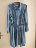 Dames doorknoop jurk jasje jeanslook 100% lyocell mt 46, Blauw, Maat 46/48 (XL) of groter, Ophalen of Verzenden, Zo goed als nieuw