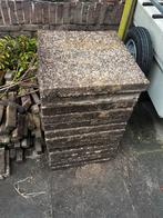 Grindtegels gratis af te halen, Tuin en Terras, Ophalen, Gebruikt, Beton, Terrastegels