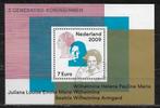 2009, 3 generaties Koninginnen, blokje [2642] (K0928), Postzegels en Munten, Ophalen of Verzenden