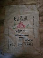 Koffie zak jute Mexico, Hobby en Vrije tijd, Stoffen en Lappen, Overige materialen, Gebruikt, Bruin, Ophalen of Verzenden