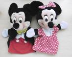 Mickey en Minnie Mouse handpoppen Tokyo Disneyland jaren 90, Overige typen, Mickey Mouse, Gebruikt, Ophalen of Verzenden