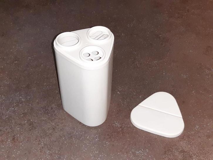 Tupperware vintage delta bus / strooier wit, Huis en Inrichting, Keuken | Tupperware, Zo goed als nieuw, Overige typen, Wit, Ophalen of Verzenden