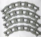 Lego Duplo 9 Originele Rails 6378 Grijs Bochten P/St €0,50, Kinderen en Baby's, Speelgoed | Duplo en Lego, Ophalen of Verzenden