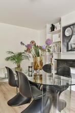 4x Imitatie Panton Stoel – Zwart | Space Age, Huis en Inrichting, Kunststof, Zwart, Zo goed als nieuw, Vier