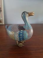 Cloisonné eend, Antiek en Kunst, Ophalen of Verzenden