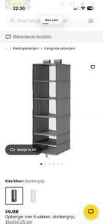 2x Skubb opberger met 6 vakken ikea grijs, Ophalen, Zo goed als nieuw