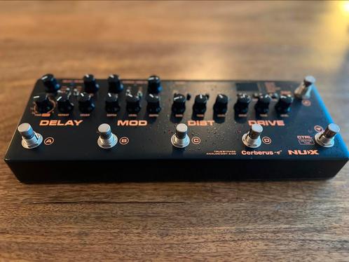 Nux Cerberus, Muziek en Instrumenten, Effecten, Zo goed als nieuw, Chorus, Delay of Echo, Distortion, Overdrive of Fuzz, Reverb