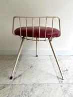 Superleuke vintage stoel, kruk, draadstaal en skai, jaren 60, Ophalen, Variavintage, Leiden, IJzer